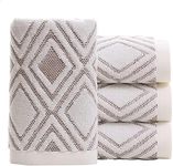 Pidada Hand Towels Set of 4 Diamond