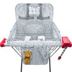 Revara Shopping Cart Cover for Baby - High Chair Cover [2-in-1] - Unisex - Protective Cart Cover for Babies - Baby Cart Cover - Padded Grocery Cart Cover - Clever Touch Field for Smartphone