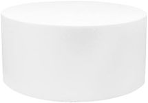 O'CREME Polystyrene Dummy Cake Decorating Display for Baked Goods Bakery Supplies Round Shape (20” Diameter x 6” High)
