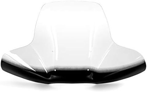 Black Boar ATV Wraparound Windshield with Hardware-Easily Mounts onto Your Handlebar to Deflect Wind, Rain, Mud and Insects (66031)