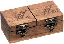 COSISO Mr & Mrs Vintage Wooden Wedd