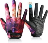 ZEROFIRE Full Finger Workout Gloves for Women Men - Weight Lifting Gloves with Full Cover Palm Protection & Extra Grip for Gym,Weightlifting,Fitness,Exercise,Training.Cycling.Galaxy-Small