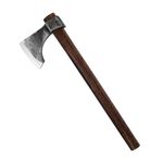 THRWCLUB Throwing Axe, 19-inch Professional Tomahawk Axe with 1065 High Carbon Steel and Beech Wooden Handle, Well Balanced, Ideal for Axe Throwing Competition and Recreation