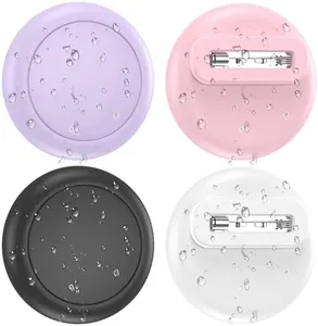 HATALKIN Compatible with AirTag Holder for Kids,AirTag Tracker Device Holder for Kids,Fully Hidden Air Tags Waterproof with Clip Invisible Pin AirTags for Toddler,Children,Clothing,Backpack