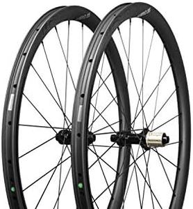 ICAN Carbon Wheels AERO 35 Disc Road Bike Wheelset 35mm Clincher Tubeless Ready Disc Brake 12x100/12x142mm Only 1349g