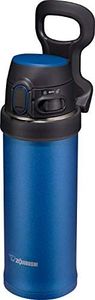 Zojirushi SM-QHE48AK, Flip-and-Go Stainless Mug, 16-Ounce, Cobalt Blue