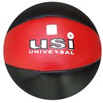 USI UNIVERSAL Medicine Ball, 736SL8 Leather Gym Ball 2Kg Ideal for Men, Women Exercises & Workout, Have Low Bounce, Leather Surface for Sufficient Grip, Use for Home Gym Exercise Fitness Weight Ball