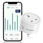 Smart WiFi Plug for Alexa - Smart Plugs with Energy Monitoring Compatible with Alexa, 16A 2.4Ghz WiFi APP Remote Control Smart Life Plug Socket UK Timer Home Devices