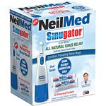 NeilMed Sinugator Cordless Pulsating Nasal Wash with 30 Premixed Packets