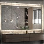 Keonjinn 60 x 36 Lighted Bathroom M