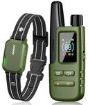 Dog Shock Collar with Remote - 3300 Ft Waterproof IPX7 Dog Training Collar for 10-120 lbs Large Medium Small Dogs, Rechargeable E-Collar with Beep (1-8) Vibration (1-16) and Humane Shock (1-99) Modes