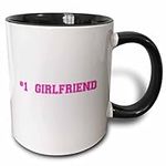 3dRose # 1 Girlfriend Mug, 11 oz, B
