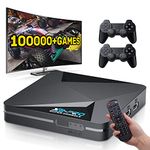 Kinhank Super Console X2 PRO Retro Game Console with 100,000+Games, Plug&Play Video Game Console,EmuElec 4.5/Android 9.0/CoreE,4K HD Emulator Console Compatible with Most Emulators,2.4+5G,BT 5.0 (256GB)