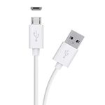 Replacement Long (10-Ft) Micro USB Charge Cable Wire for Xbox One and Playstation PS4 Wireless Controller (White)