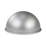 PME BALL084 Aluminum Hemisphere-Ball Cake Pan (8" x 4"), Standard, Silver