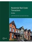 RESIDENTIAL REAL ESTATE TRANSACTIONS, 5TH EDITION