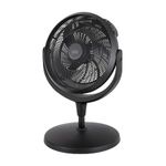 BLACK+DECKER BXFP51001GB High Velocity Pedestal Desk Fan with 3 Adjustable Heights, 7.5 Hours Timer and Remote Control Operation - Black