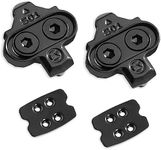 CyclingDeal Bike Cleats Compatible with Shimano MTB SPD Pedals SM-SH51 SM-SH56 - for Indoor Cycling Spinning & Mountain MTB Bicycle Shoes - 1 Pair of Single-Release with Shoe Plates