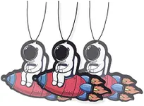 Astronaut Car Air Freshener 4 Pack Scented With Premium Oils By Fresh Fresheners