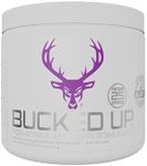 Bucked Up Non-Stim Pre-Workout: Enhance Performance Without the Jitters, Caffeine Free, Grape Gainz Flavor, 25 Servings