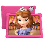 POWMUS Kids Tablet, 10.1" Android 13 Tablet, 19(8+11) GB RAM, 128GB ROM up to 1TB, Android Tablets for Kids,8000mAh, Dual Camera, Tablette Enfant w Parental Controls, WiFi 2.4/5G, BT5.0 - Pink