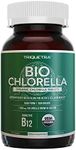 Organic Chlorella: 3 Organic Certifications – Broken Cell Wall Form, Blue Green Algae - Raw, Sun-Grown, Non-Irradiated, Maximum Nutrient & CGF (Chlorella Growth Factor) Levels - (120 Tablets)