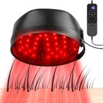 iKeener Laser Hair Growth Cap, FDA Cleared 650nm & 850nm Red Light Therapy for Hair Regrowth, Soft Leather Design for Comfort, Consistent Plug-in Power for Thinning Hair, Fits Men & Women