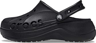 crocs Womens Baya Platform Clog Black Clog - 6 UK (W8) (208186-001)