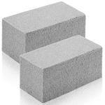 Yinder Pools Pumice Stone for Cleaning Calcium Remover for Pool Tile 3.94 x 2.76 x 1.57 Inch Pool Tile Cleaner from Swimming Pool Spa Tile(Gray, 2 Pcs)