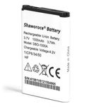 SHAWOROCE DBO-1000A Battery Compatible with Doro Mobile Phone 1370 1372 1880 2404 2820 5860 6040 6060 6820 6880 7000H 7439 1000mAh 3.7V Li-ion Rechargeable Replacement Batteries