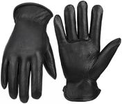 FK FORKICKS Soft Warm Unisex Smart Touchscreen Winter Gloves - Anti-Slip Durable Sports Cycling Gloves for Skiing, Hiking, Biking, Commuting (Black)