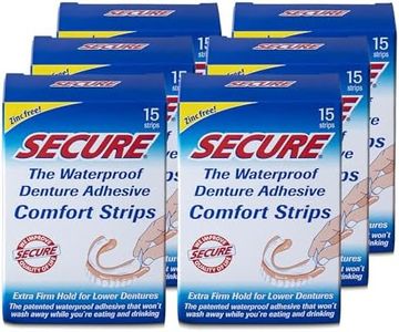 Secure - Denture Adhesive Strips - 15 Pcs