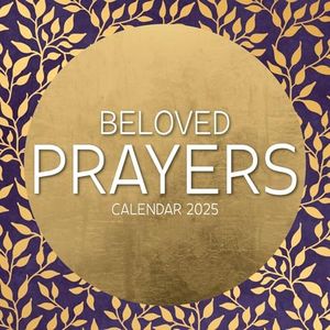 The Gifted Stationary 2025 Square Wall Calendar, Beloved Prayers, 16-Month Lifestyles Theme Hanging Calendar with 180 Reminder Stickers, Month Planner for Home, or Creative Spaces, 12x12 In