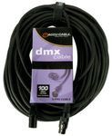 ADJ Products AC5PDMX100 100 FOOT, 5 PIN DMX CABLE(Black)