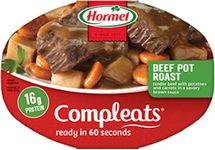 Hormel, ComplEats, Microwave Dinner, 10oz Tray (Pack of 8) (Choose Varieties Below) (Beef Pot Roast With Potatoes & Carrots In Gravy)