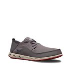 Columbia Men's Bahama Vent Relaxed Laced Boat Shoe, City Grey, Vintage Red, 11.5 Wide