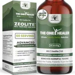 The One Healer | Zeolite Drops for Kids and Adults | Full Body Detox Cleanse | Gut Support & Speech | Pure Liquid Zeolite Drops with Methyl B12 + D3 | Heavy Metal Detox Kids & Adults | 2.1oz