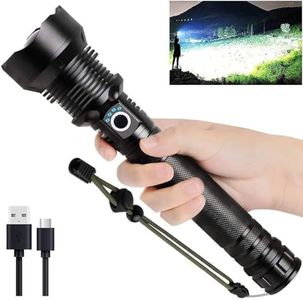 FeedWale Small Sun Long Range Rechargeable LED Flashlight – 2KM Torch