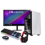 PALICOMP AMD PC Bundle Full System - AMD Ryzen 7 5700G 3.8/4.6Ghz - 16GB RAM - 240GB SSD - 1TB HDD - RADEON VEGA Graphics - Wifi - Bluetooth - 27" LED Monitor - Wifi - Bluetooth - Win 11
