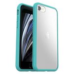 OtterBox Sleek Series Case for iPhone 7/8/SE 2nd Gen/SE 3rd Gen, Shockproof, Drop proof, Ultra-Slim, Protective Thin Case, Tested to Military Standard, Clear/Blue, No Retail Packaging