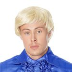 Man's Side Parting Blonde Wig 1 Pc.- Comfortable & Stylish Design, Perfect for Costumes Parties, Performances, Festivals, Music, & Daily Wear