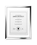 Umbra Frame for Displaying Documents, Diploma, Certificate, Photo or Artwork, Chrome, 11 x 14 (Floats 8-1/2 x 11)