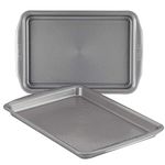 Circulon Nonstick Bakeware Set, Nonstick Cookie Sheet/Baking Sheet - 2 Piece, Gray