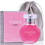 Paris Women- Eau De Parfum Spray Perfume, Fragrance For Women- Daywear, Casual Daily Cologne Set with Deluxe Suede Pouch- 3.4 Oz Bottle- Ideal EDP Beauty Gift for Birthday, Anniversary