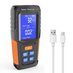 3 in 1 Rechargeable EMF Meter, Digital Electromagnetic Field Radiation Detector Portable Hand-held 2'' LCD EMF Detector for Home EMF Inspections, Office, Outdoor, Ghost Hunting