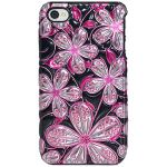 Amzer 3D Metallic Snap On Case Cover for iPhone 4/4S - Love Blossoms