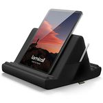 Pillow Tablet Holder, Lamicall Tablet Cushion Stand - Soft Pillow Stand Rest for Bed Sofa, for iPad Pro 9.7, 10.5, 12.9, iPad Air mini 2 3 4 5 6, Switch, Samsung Tab, iPhone, Books, all Tablet - Black