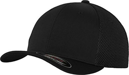 Flexfit Tactel Mesh Baseball C, Berretto Unisex-Adult, nero (black), S/M