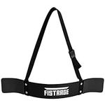 FISTRAGE Arm Blaster Biceps Curl Support for Bodybuilding Weight Lifting (Black)