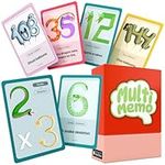 Multi-Memo : Multiplication Flash Cards 0-12 - Memorize Like a Pro with Our Innovative Method! Math Times Table Flash Cards with Images for Long Term Memorization - Ages 8-12 - 3rd to 5th Grade